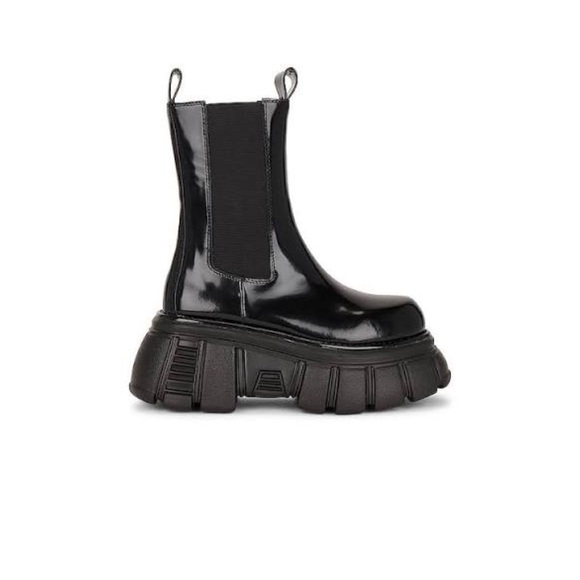 Jeffrey Campbell Shoes - Jeffrey Campbell Stomped Platform Boots Black